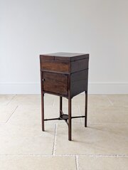 Georgian Mahogany Gentleman’s Bedside Washstand
