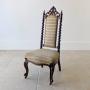 Mid-Victorian Walnut High-Back Parlour Chair