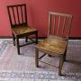 Pair of Georgian Oak Chairs Circa 1780 