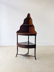 Regency Mahogany Tiered Corner Stand C.1820