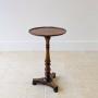 Regency Mahogany & Beech Tilt-Top Wine Table 
