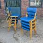 Set of 8 Mid Century Modern Bible Back Chairs