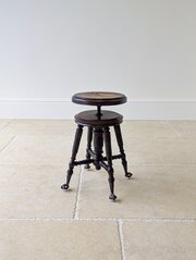 Victorian American Adjustable Piano Stool C.1890