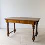 Victorian Ash Writing Table by Hindley & Sons