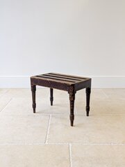 Victorian Beech Luggage Stand By Brown & Lamont