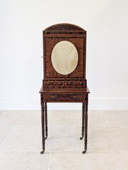 Victorian Mahogany Dressing Table With Cabinet