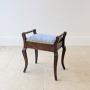 Victorian Mahogany Piano Stool with Storage