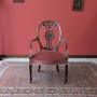 adam style chair  oval back chair