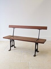 Victorian Reversible Tram Bench By Fisher & Son