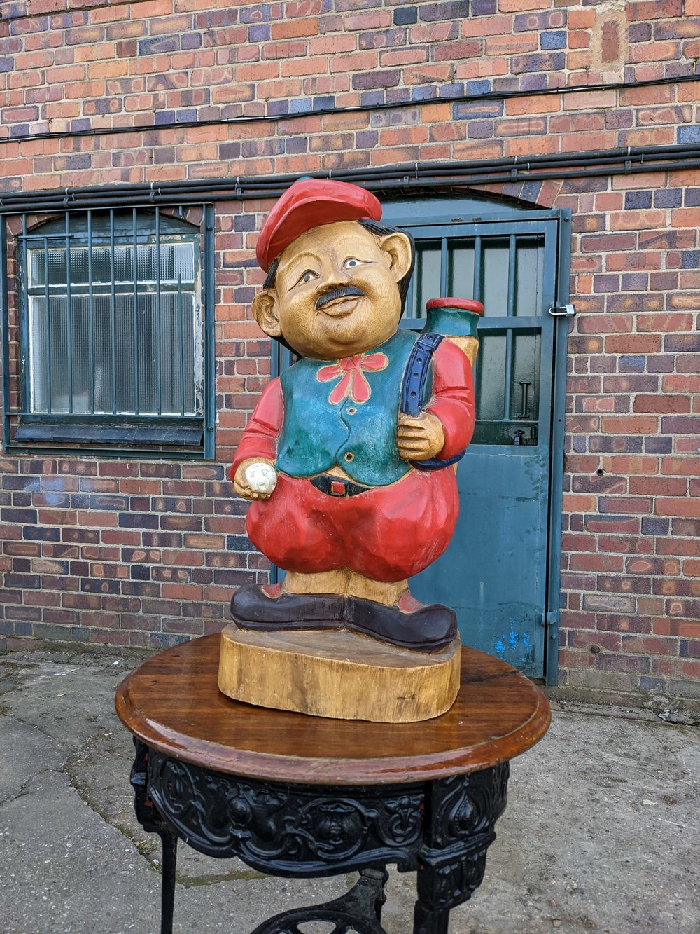 Antiques Atlas - Vintage Carved Solid Wood Comical Golfer Figure