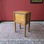 Vintage Light Oak Sewing Table / Bedside