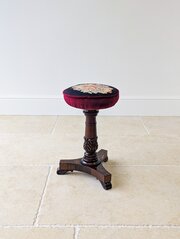 William IV Rosewood Adjustable Piano Stool C.1830