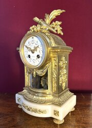 French Mantle Clock, Circa 1880