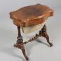 Pristine Victorian sewing table, circa 1875