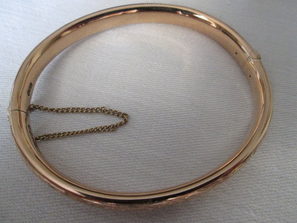 Antiques Atlas 9ct Bangle (Rose Gold) London 1918