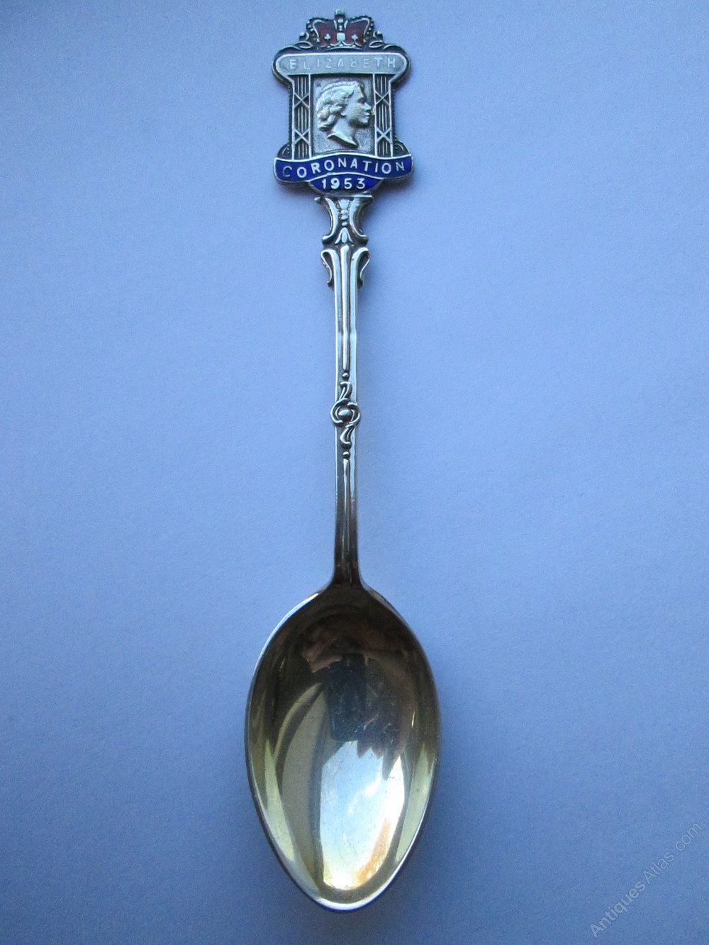 Antiques Atlas Silver Coronation Spoon Chester 1948
