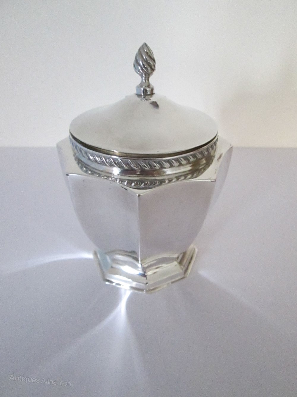 Antiques Atlas Silver Tea Caddy (Edwardian)