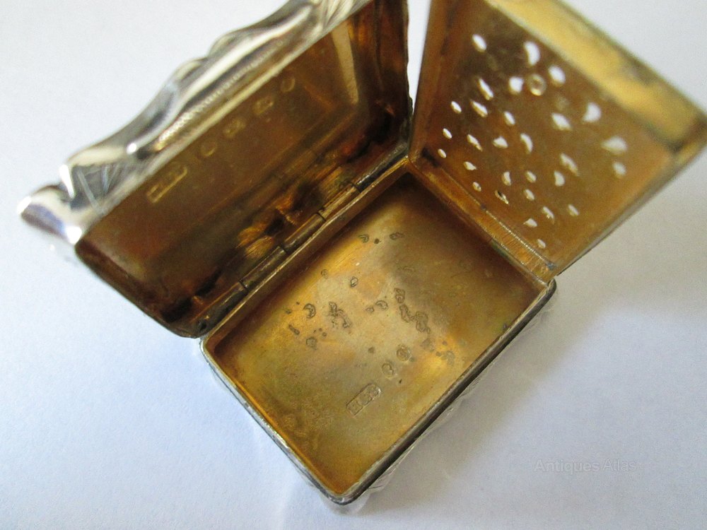 Antiques Atlas Silver Vinaigrette Victorian