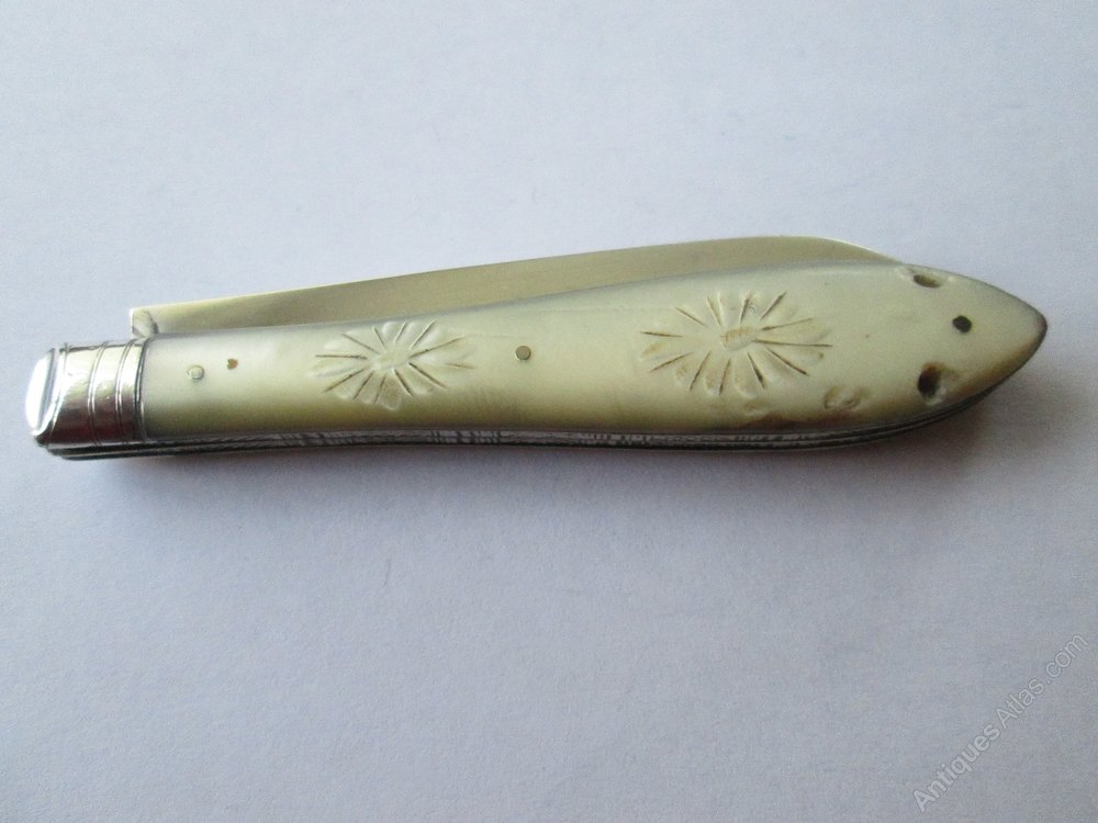 Antiques Atlas Victorian Silver Fruit Knife Birmingham 1895
