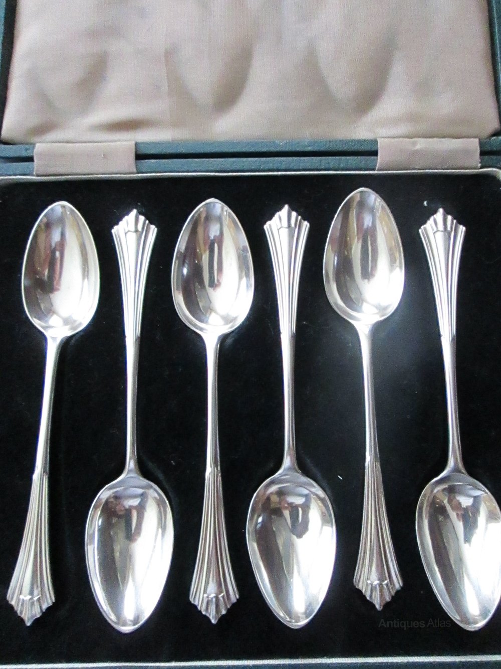 Antiques Atlas Victorian Silver Spoons (Cased) 1881