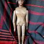 Antique Wooden Carved Doll Folk Art Figure