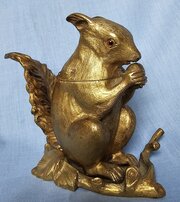 Gilt Brass Inkwell  C1880