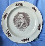 A Rare Creamware Plate Of Nelson Of The Nile