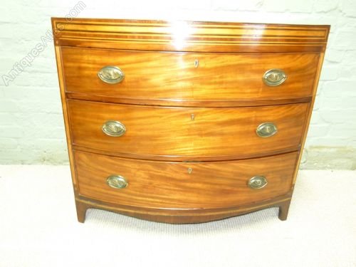 Bow Fronted Chest Of Drawers Antiques Atlas
