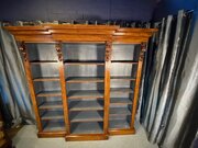 Mahogany Open Bookcase