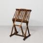 A Floor Standing Arts & Crafts Walnut Folio Stand