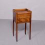 A Late George III Mahogany Bedside Cabinet
