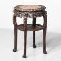 A Qing Dynasty Marble Top Stand