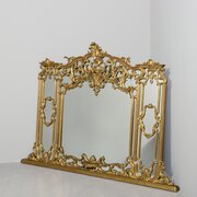 A Gilt Overmantel Mirror