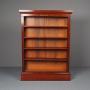 Antique George IV Tall Mahogany Open Bookcase 