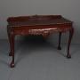 Antique Irish Carved Mahogany Side Table