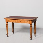Attractive Victorian Birds-eye Maple Writing Table