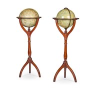 Carey 12-inch Terrestrial & Celestial Floor GLobes