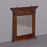 Carved Mahogany Wall Mirror