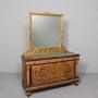 Carved Walnut Italian Dressing Table
