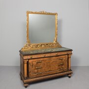 Carved Walnut Italian Dressing Table
