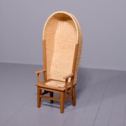 Childs Walnut Framed Hooded Orkney Chair