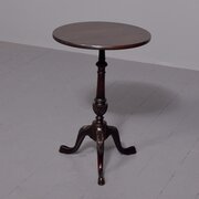 Circular mahogany occasional or wine table