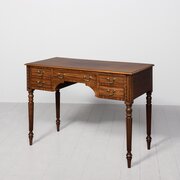 Crossbanded & Ebony Inlaid Side Or Dressing Table