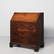 Early George III Mahogany Bureau