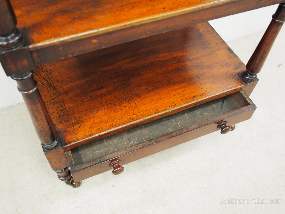Early Victorian Mahogany Whatnot Antiques Atlas