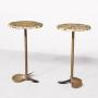 Eclectic Pair of Occasional Tables
