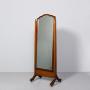Edwardian Mahogany Cheval Mirror