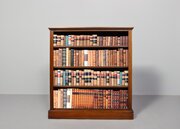 Edwardian Mahogany Open Bookcase