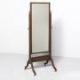 Elegant Georgian-Style Mahogany Cheval Mirror