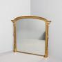 Exceptional giltwood Regency overmantel mirror 